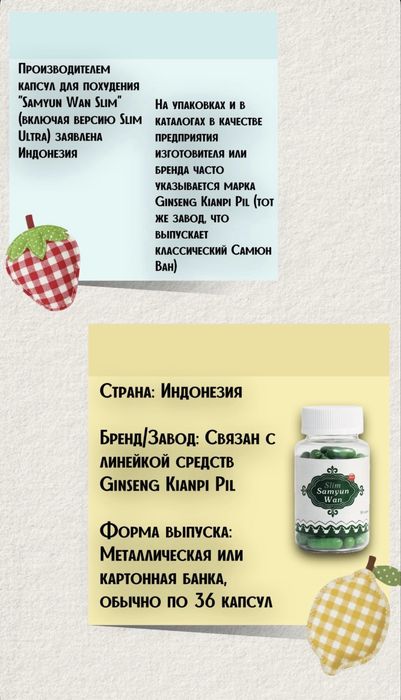 Капсулы для похудения