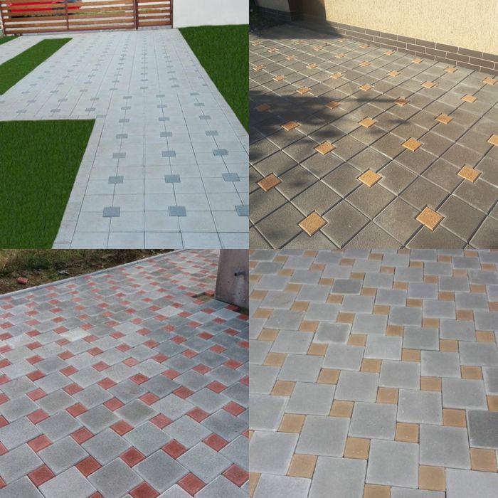 Pavaje Pavele beton - model Combi antracit aditivat - rezidential