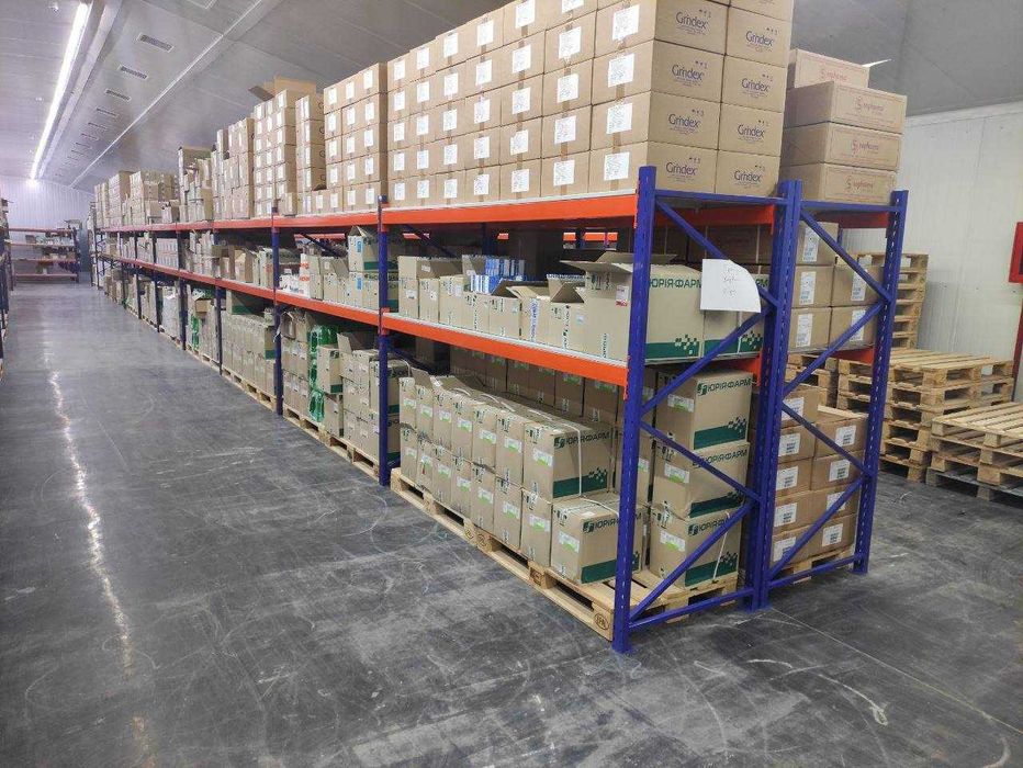 Oziq ovqat uchun polkalar va omborlar uchun temir polkalar va stellaj