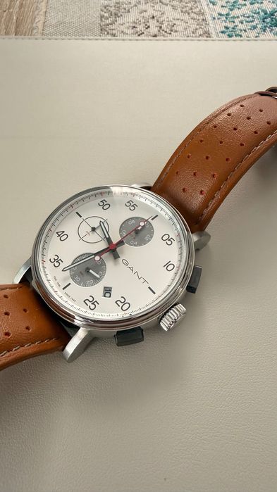 GANT GT037007 Ceas mana SUPERB elegant maro/ gri/ alb