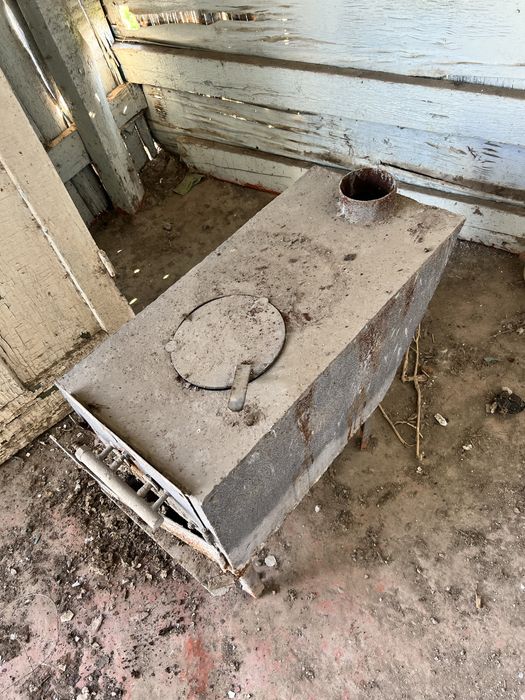 Печка гарелкамен