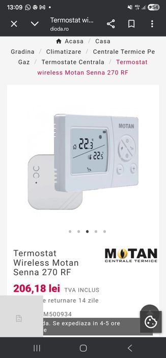 Vand termostat nou !!