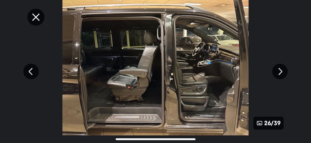 Inchiriere Mercedes V-Class Premium Luxury –  VIP / 8 locuri / Full