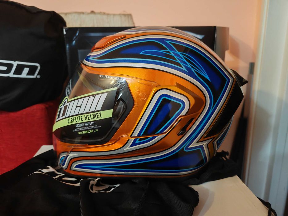 Cască Icon Airflite NOUA M-L moto ATV Shoei AGV HJC Shark Schuberth