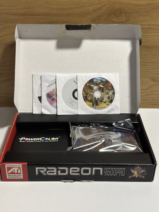 RADEON 9600 Pro AGP Noua In Cutie Sigilata Retro Pc Placa Video Ati ...