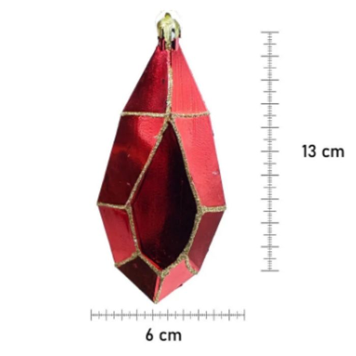 Коледен комплект украса 8 броя – Червени и бели висулки  Premium Colle