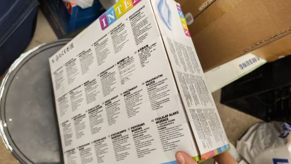 Бассейн надувной Intex