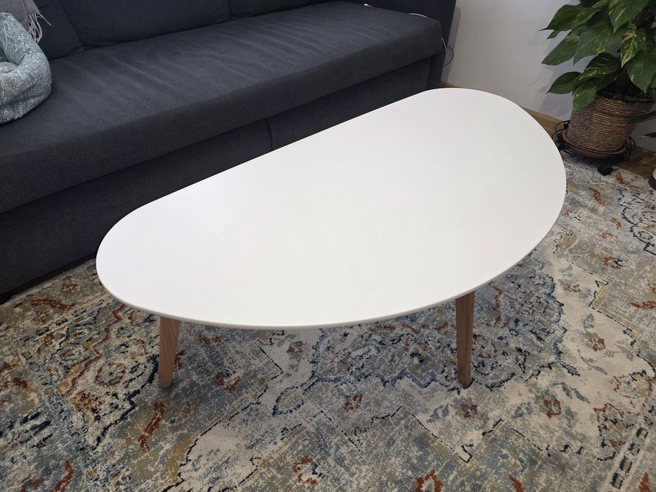 Masa Jysk LEJRE 60x120 alb/stejar natur