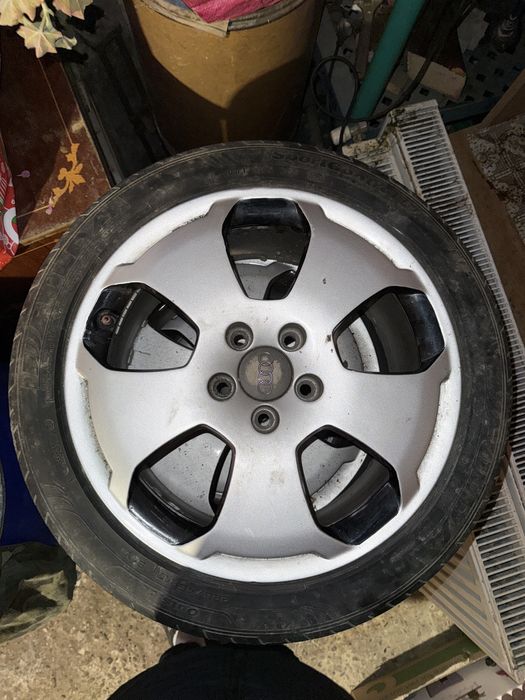 Jante Aluminiu 5x112 Audi A3 + Anvelope Vara
