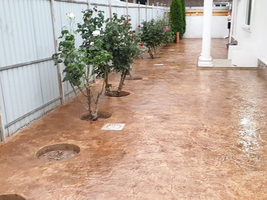 Beton amprentat Argetoaia,Salcia,Mischii , Melinești,Cârcea,Preajba