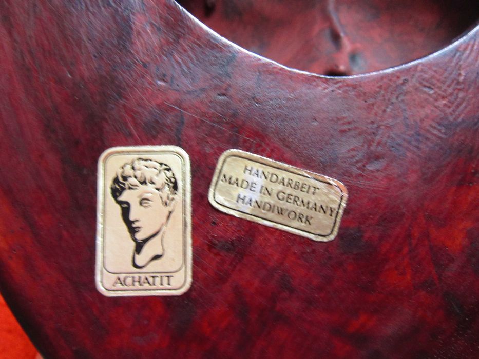 cadou rar Maria Madonna , Achatit handmade Hans Schirmer 1960