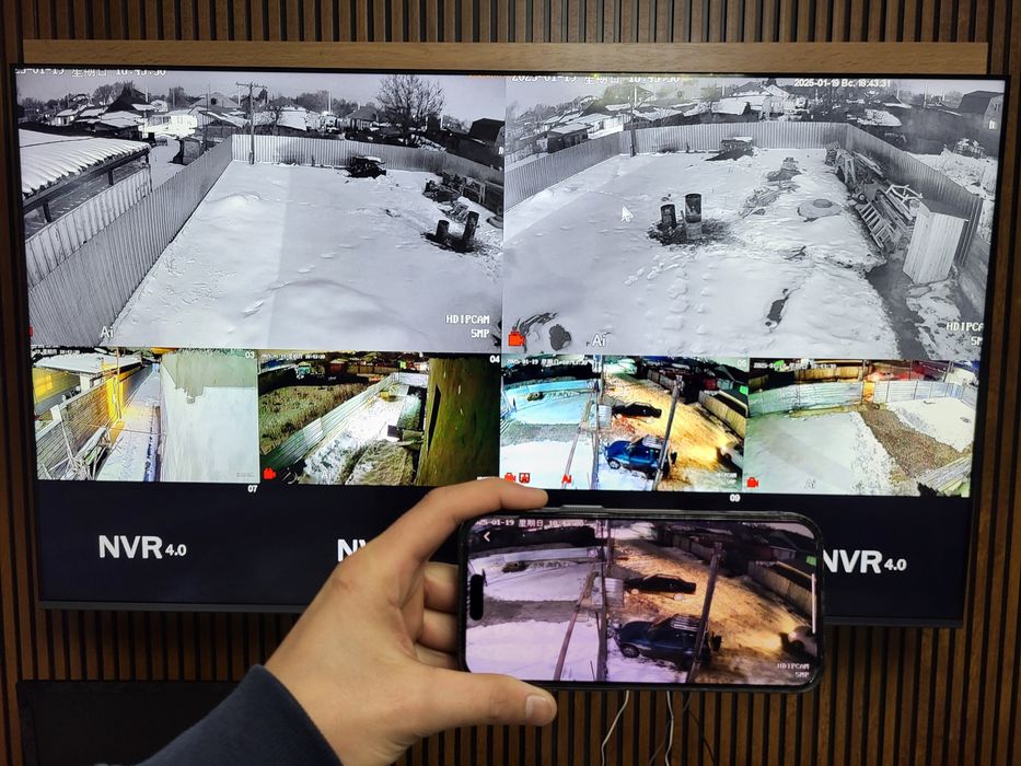 Установка камеры видеонаблюдения