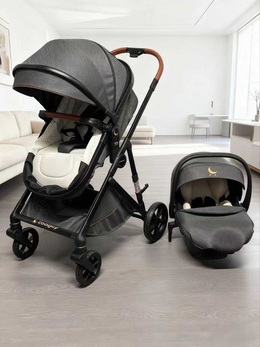 Kоляска 2 в 1 Gindav Premium Beige