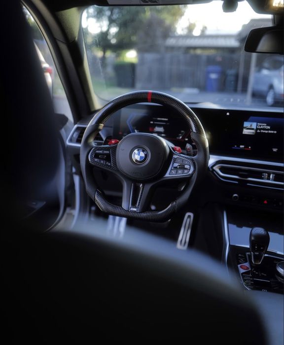 Volan BMW G80 M2 M3 M4 Carbon | Alcantara | Padele | Custom | X4 X5 X6