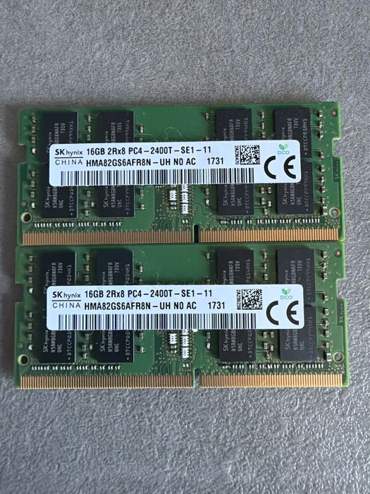 hynix 32GB DDR4 laptop (2x16GB) 2400