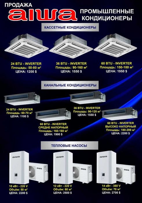 Монтаж воздуховодов, кондиционеров, пуска-наладки систем