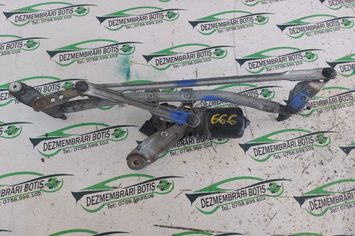 Ansamblu stergatoare parbriz volan pe stanga Renault Megane a 2-a gen