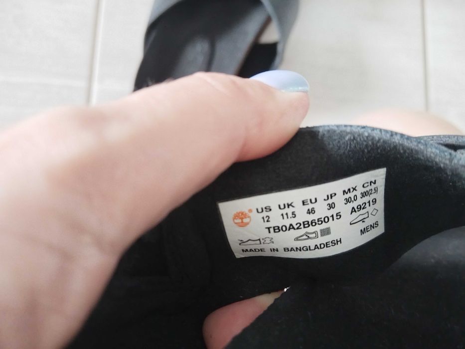 Мъжки кожени  чехли Timberland