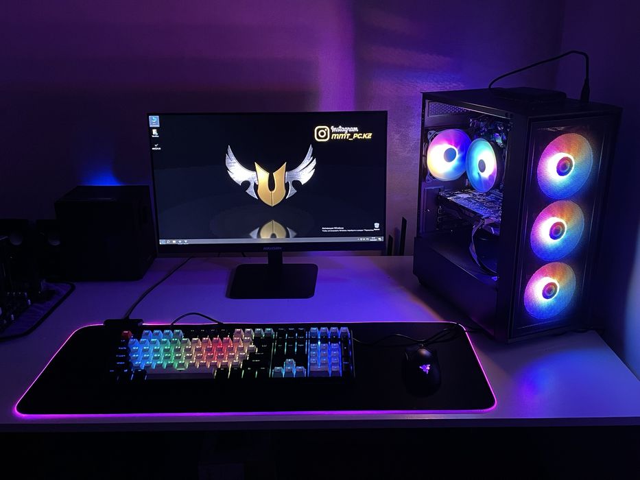 Акция. Бюджетный игровой компьютер в полном комплекте .