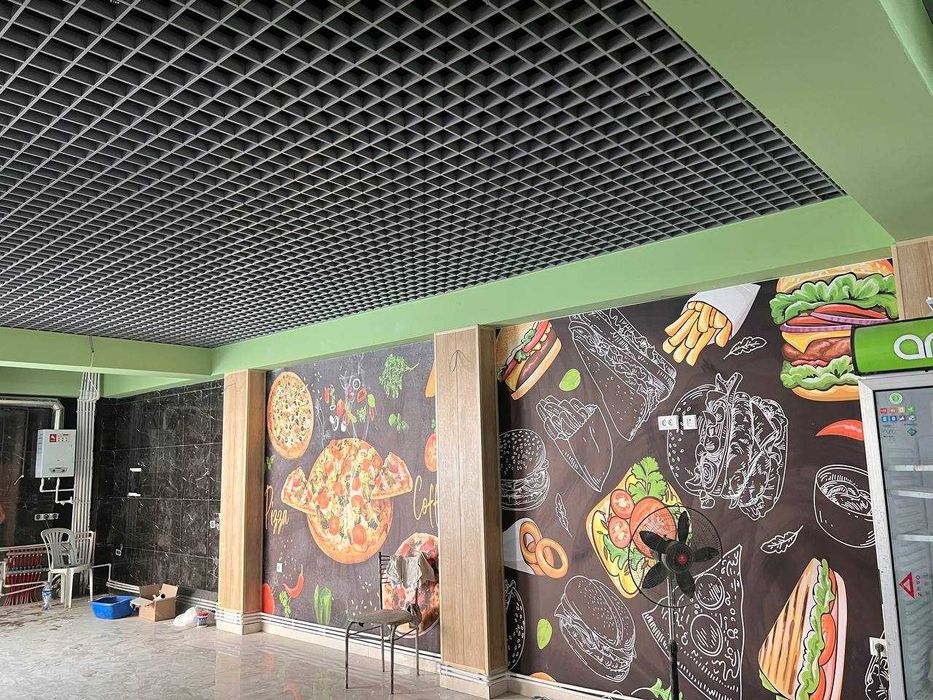 Грильято потолок | Грилято | сеточный потолок | клеточный | Grilyato |