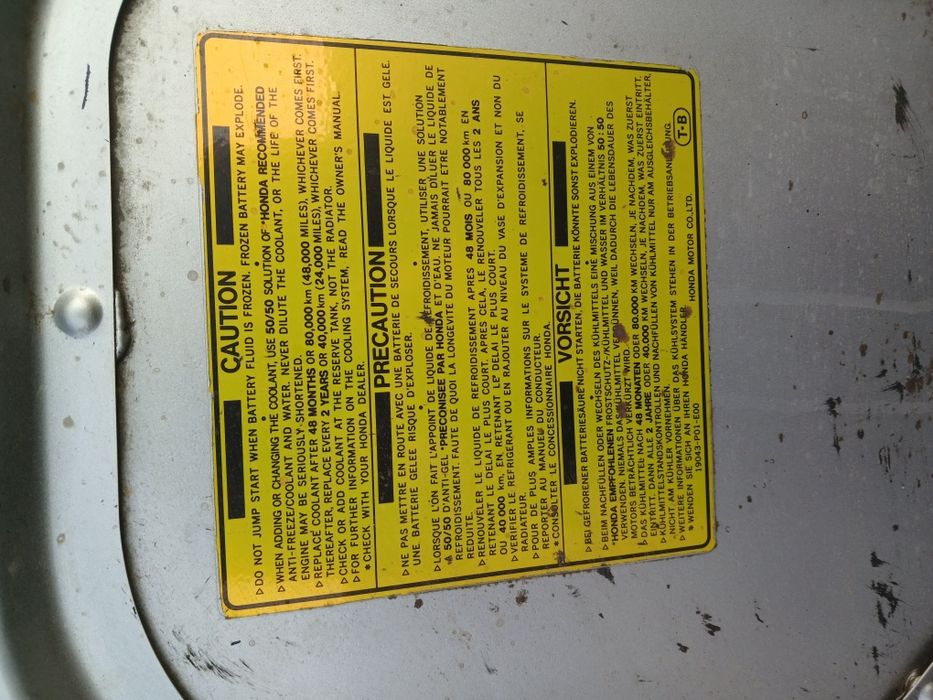 Капот хонда цивик