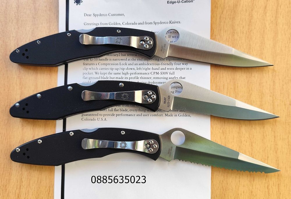 Сгъваем нож Spyderco Police 4