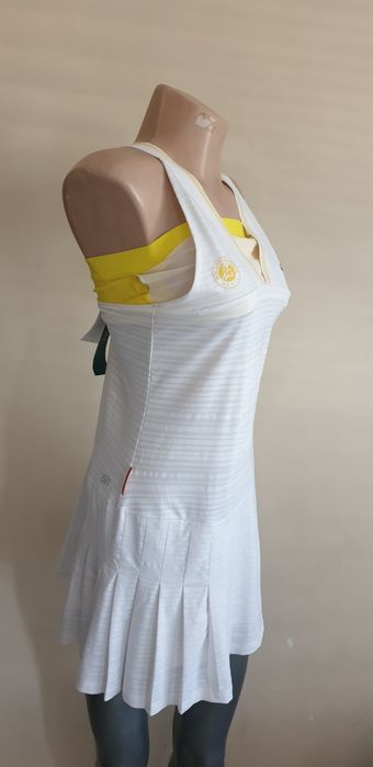 Lacoste X Roland Garros Dress 40 / M НОВО ОРИГИНАЛ Дамска Спортна Рокл