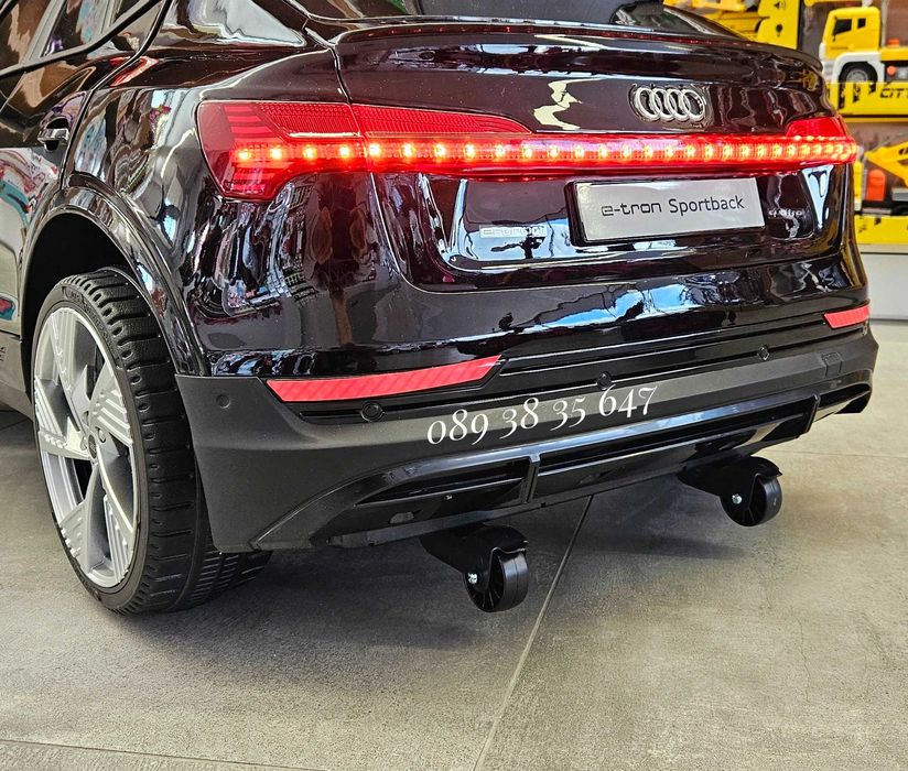 ТОП ЦЕНА!НОВО!Акумулаторен джип Audi Sportback с 12V,EVA гуми,МЕТАЛИК