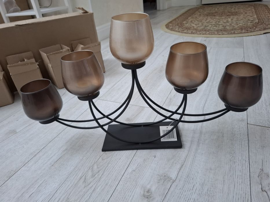 Новый 5-рожковый канделябр