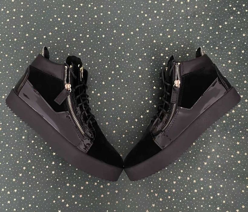 Vand Giuseppe Zanotti Low/High negri cu pietricele. Orice marime in stoc! CITITI DESCRIEREA