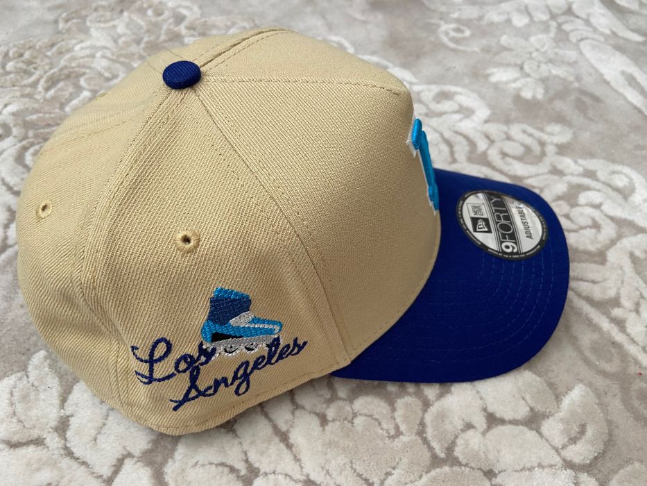 Шапка на LA Dodgers City Sidepatch Light Beige 9FORTY