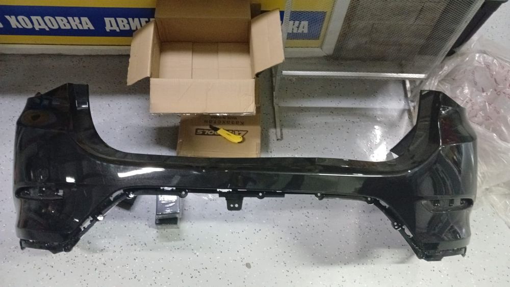 Бампер капот фары