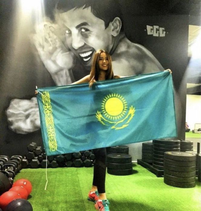 Государственный флаг Респблики Казахстан