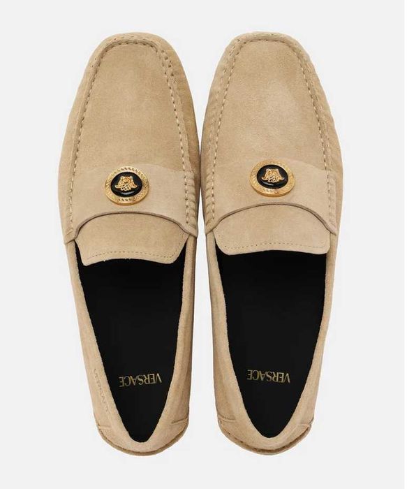 VERSACE оригинални нови велурени мокасини 42-ри размер