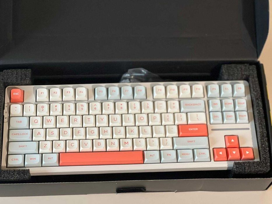 Tastatura Gaming VGN V87 Pro Wireless Jelly Orange