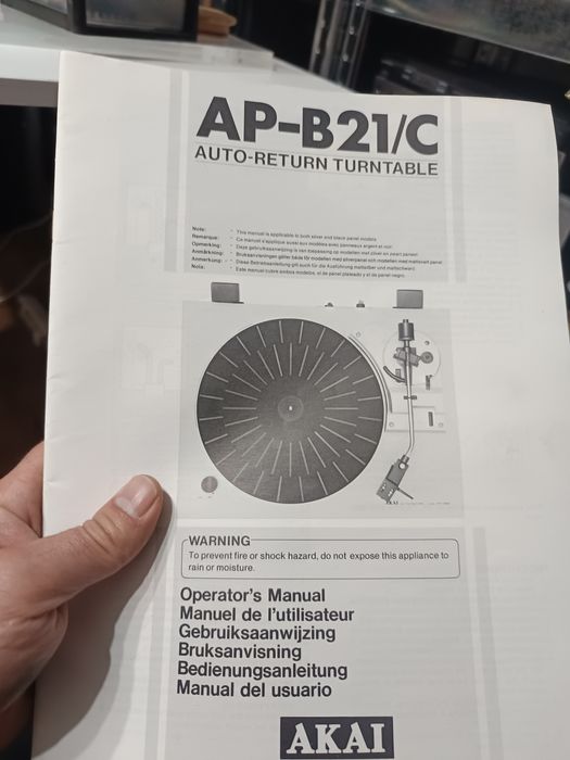 Sony TA3650 amplicator si Akai AP-B21/C pickup