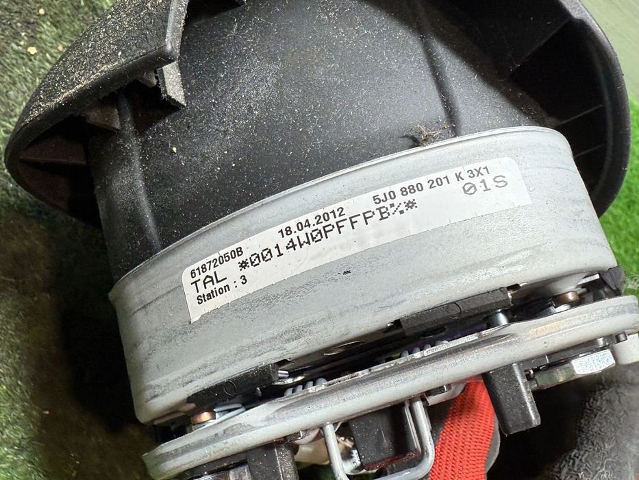 AIRBAG VOLAN SKODA FABIA AMBIENTE II FAB 1.6 DIESEL 2012 COD OEM 5J0880201K / HATCHBACK 2007-2014