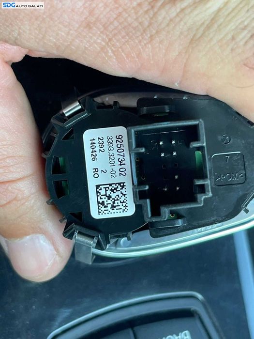 Buton Start Stop BMW Seria 1 F20 F21 118 120 2.0 D N47 2011 - 2018 Cod 9250734 925073402 [C7500]