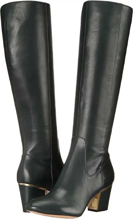 Брендовые НОВЫЕ натуральные кожан. сапоги Calvin Klein 37. Оригинал.