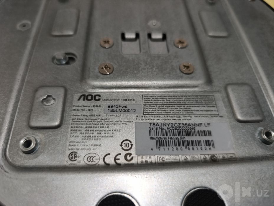 AOC monitor sotiladi