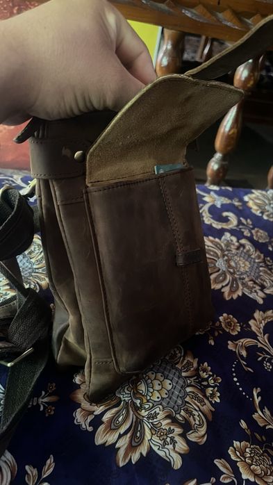 барсетка сумка коричневый