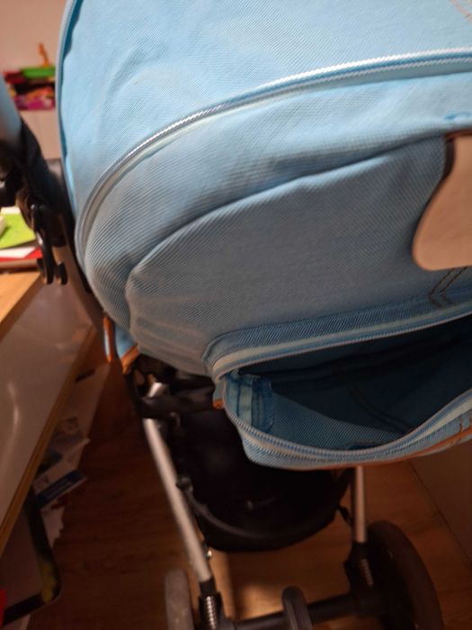 Бебешка количка Cybex Eezy S Twist +2 Beach blue и Cocoon S