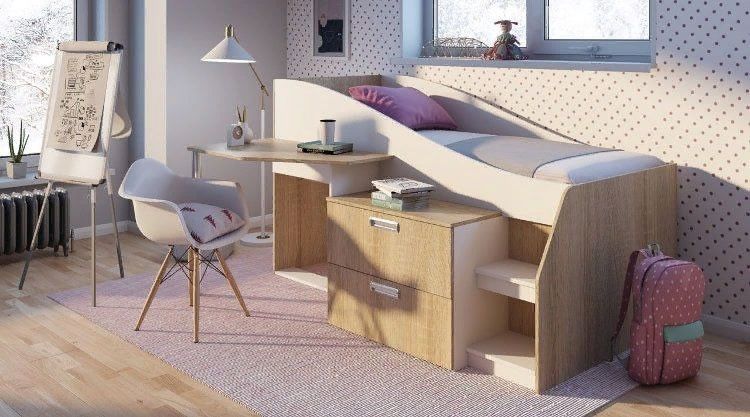 Продам 3в1 детскую кровать