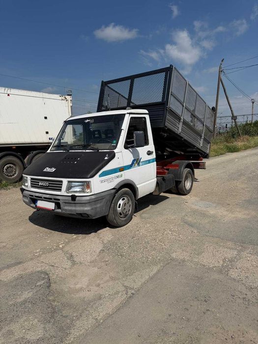 IVECO TurboDaily 35-12 Basculabil/cutie 1996 2.5TDi 120 CP, bena 3x2 m cat. B, inmatriculat ofer fiscal