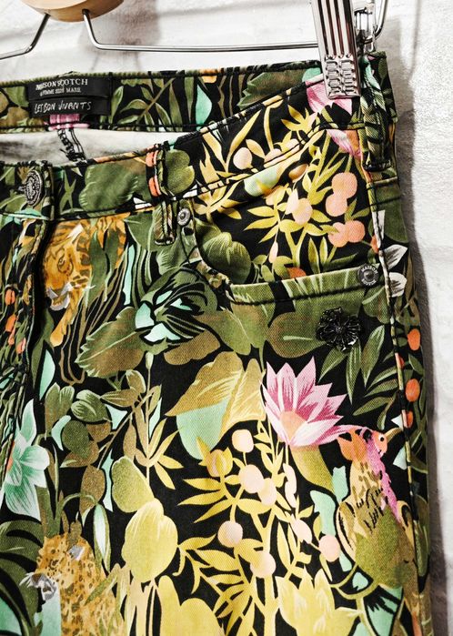 Maison Scotch Флорални дамски дънки / панталон  размер 26