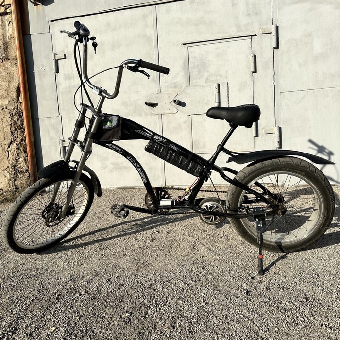 Продам электро велосипед чепер прогулочный