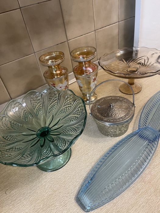 Вазы. Фруктовница, селедница, подцветочница, сахарница