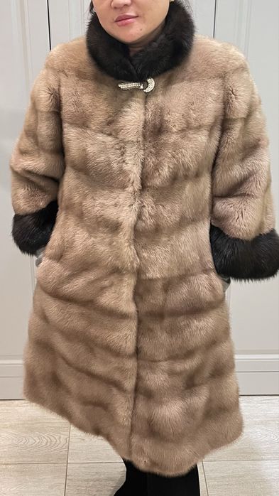 Норковая шуба б/у