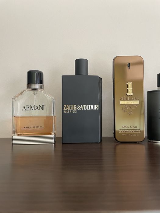 Отливки Thierry Mugler A Men Pure Malt Zadig Voltaire Just rock Armani