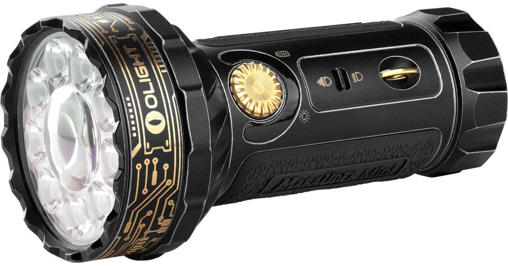Lanternă LED OLIGHT Marauder Mini Golden Black Editie Limitata
